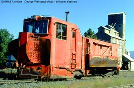 Great Northern Snow Plow X7303 at Bonners Ferry, Idaho, 1990