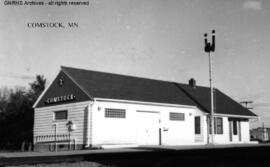 Great Northern Depot at Comstock, Minnesota, undated