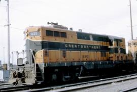 Great Northern Railway 625 at Everett, Washington in 1970.