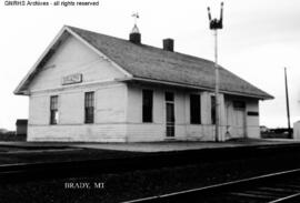 Great Northern Depot at Brady, Montana, undated