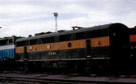 Great Northern Railway 353-B at Havre, Montana in 1969.