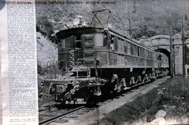 Great Northern Electric Locomotive 5011 at Cascade Tunnel, Washington, 1928