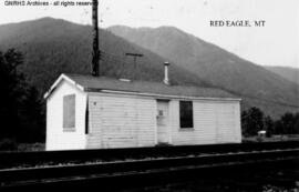 Great Northern Depot at Red Eagle, Montana, undated