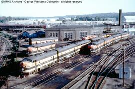 Great Northern Roundhouse at Saint Paul, Minnesota, 1964