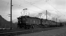 Great Northern Electric Locomotive 5002B at Skykomish, Washington, undated