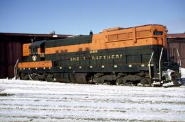 Great Northern Railway 585 at Minneapolis, Minnesota in 1969.