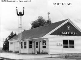 Great Northern Depot at Garfield, Minnesota, undated