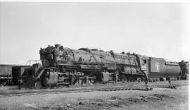 Great Northern Steam Locomotive 2056 at Superior, Wisconsin in 1957.