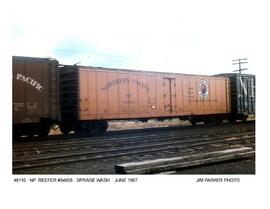 Northern Pacific Freight Car Number 94058, Sprague, Washington, 1967