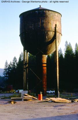 Great Northern Water Tank at Essex, Montana, 1990