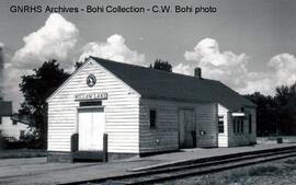 Great Northern Depot at Willow Lake, South Dakota, 1967