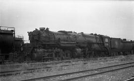 Great Northern Steam Locomotive 2048 at Superior, Wisconsin in 1956.