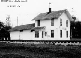 Great Northern Depot at Auburn, North Dakota, undated