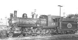 Spokane, Portland, and Seattle Railway Steam Locomotive 159, undated