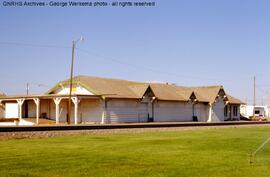 Great Northern Depot at Cut Bank, Montana, 1990