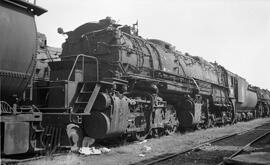 Great Northern Steam Locomotive 2055 at Superior, Wisconsin in 1959.