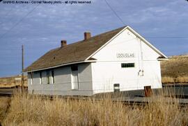 Great Northern Depot at Douglas, Washington, 1971