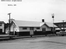 Great Northern Depot at Mora, Minnesota, undated
