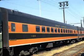 Great Northern Railway Passenger Car 1122 at Seattle, Washington in 1971.