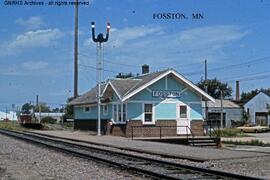 Great Northern Depot at Fosston, Minnesota, undated