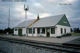 Great Northern Depot at Dutton, Montana, undated