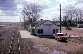 Great Northern Depot at Culbertson, Montana, 1986