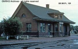 Great Northern Depot at Huron, South Dakota, undated