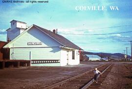 Great Northern Depot at Colville, Washington, undated