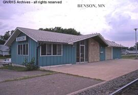 Great Northern Depot at Benson, Minnesota, undated