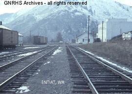 Great Northern Depot at Entiat, Washington, undated