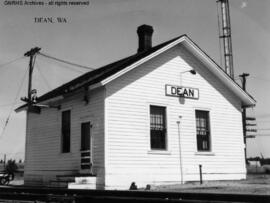 Great Northern Depot at Dean, Washington, undated