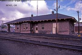 Spokane, Portland, and Seattle Railway Depot at Bend , Oregon, undated