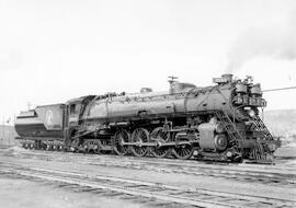 Great Northern Steam Locomotive 2587 at Hillyard, Washington, undated