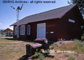 Great Northern Depot at Rexford, Montana, undated