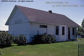 Great Northern Depot at Brantford, North Dakota, undated