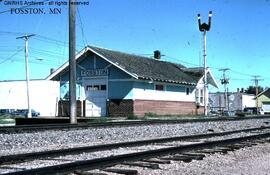 Great Northern Depot at Fosston, Minnesota, undated
