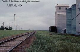 Great Northern Elevator at Appam, North Dakota, undated