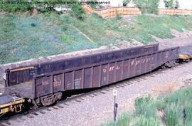 Great Northern Gondola 79044 at Semper, Colorado, 1990