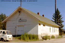 Great Northern Depot at Eureka, Montana, 1990