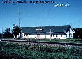 Great Northern Depot at Noyes, Minnesota, undated