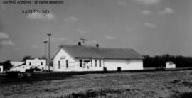 Great Northern Depot at Sarles, North Dakota, undated