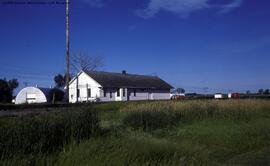 Great Northern Depot at Churchs Ferry, North Dakota, 1987