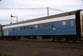 Great Northern Railway Passenger Car 1215 at Ellensburg, Washington in 1971.