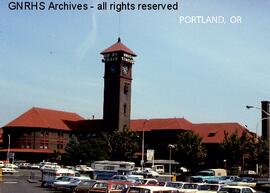 Spokane, Portland, and Seattle Railway Depot at Portland, Oregon, undated