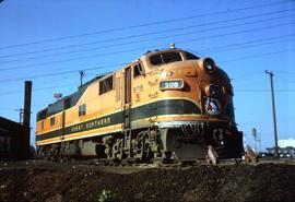 Great Northern Railway 508 at St. Paul, Minnesota in 1963.