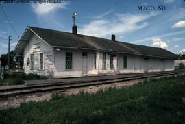 Great Northern Depot at Minto, North Dakota, undated