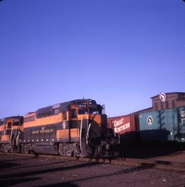 Great Northern Railway 3014 at Spokane, Washington in 1967.