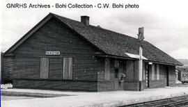 Great Northern Depot at Princeton, British Columbia, 1976