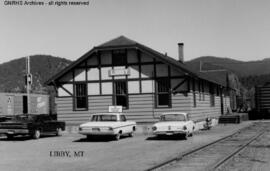 Great Northern Depot at Libby, Montana, undated