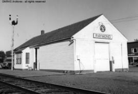 Great Northern Depot at Raymond, Minnesota, undated